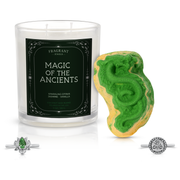 Fragrant Jewels Magic of the Ancients - Candle and Bath Bomb Set Bundle (Candle & Bath Bomb)
