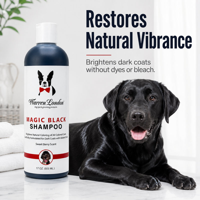 Warren London Magic Black Brightening Dog Shampoo Pet Shampoo & Conditioner Lavender