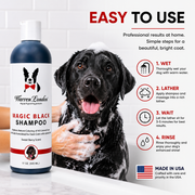 Warren London Magic Black Brightening Dog Shampoo - Professional Size Pet Shampoo & Conditioner Lavender
