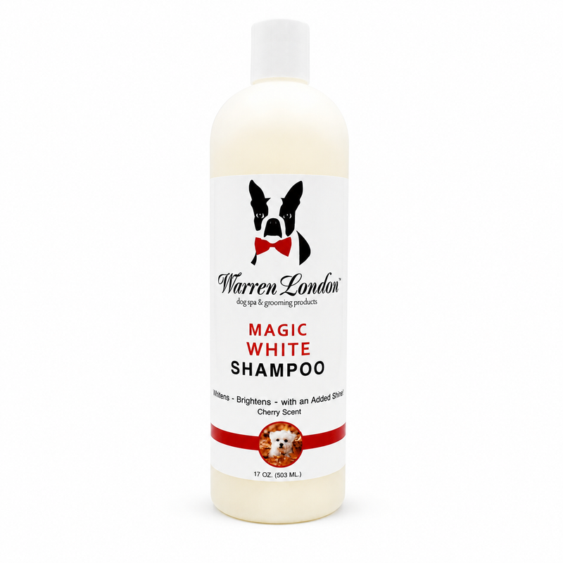 Warren London Magic White Brightening Dog Shampoo - Cherry Scented - 17oz Dog Shampoo White Smoke
