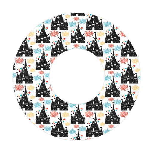Peelz Magical Castle Patch  Tape Designed for the FreeStyle Libre 2 Patch Medical Tape