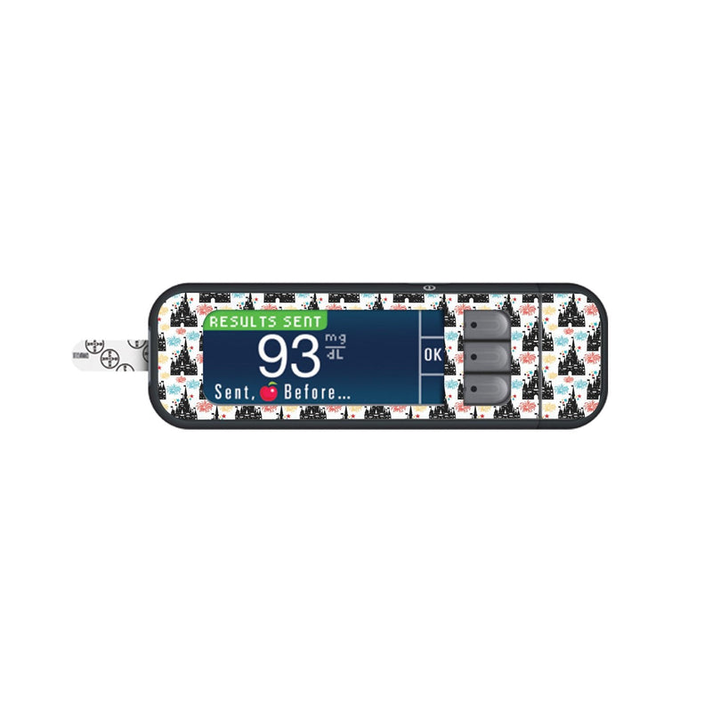 Peelz Magical Castle Sticker for Bayer Contour Next Glucometer Peelz/Stickers