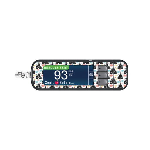 Peelz Magical Castle Sticker for Bayer Contour Next Glucometer Peelz/Stickers