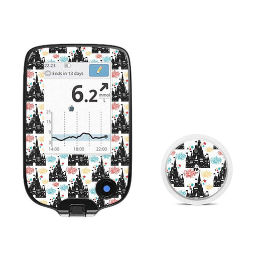 Peelz Magical Castles for Freestyle Libre 2 Peelz/Stickers