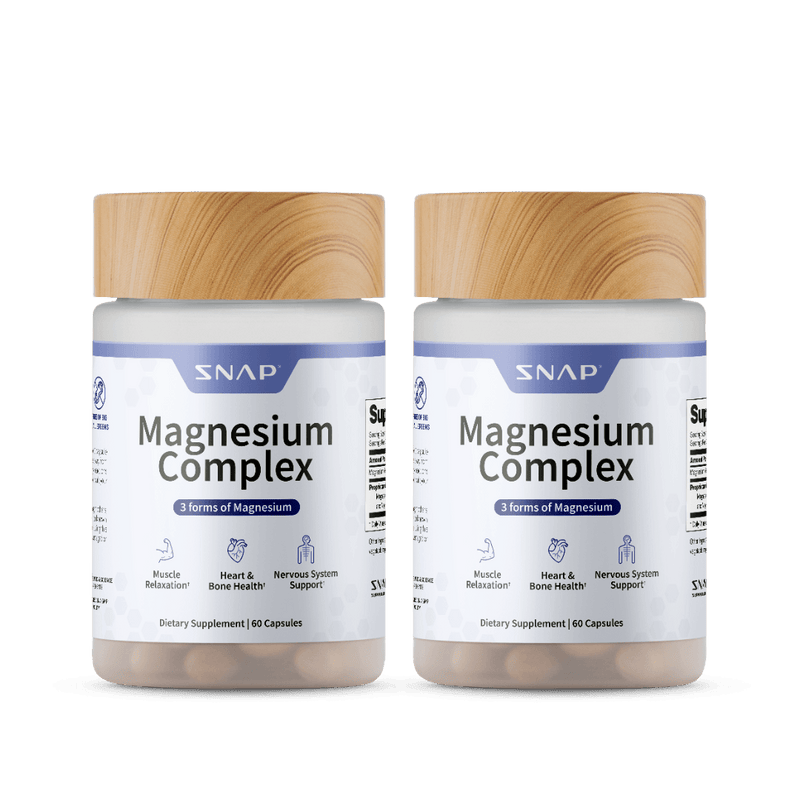 Snap Supplements Magnesium Complex - 2 Bottles hidden White Smoke