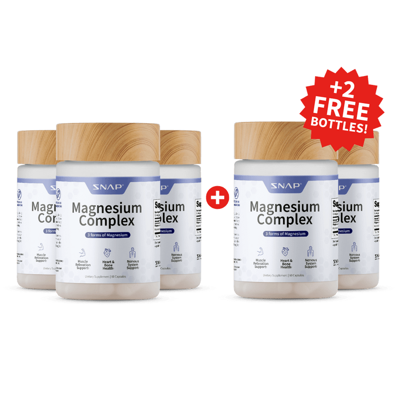 Snap Supplements Magnesium Complex - Buy 3 Get 2 Free hidden