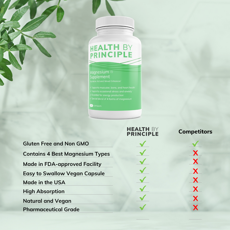 Health By Principle Case of 12 Complete Magnesium Supplements Supplement