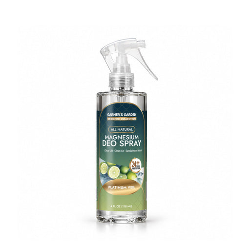 Garner's Garden Magnesium Deodorant Spray Deodorant Spray White Smoke Platinum Veil / 4oz (Recommended)