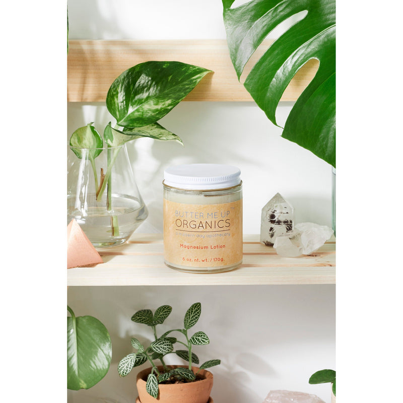 Butter Me Up Organics Organic Magnesium Lotion / Magnesium / Magnesium Cream / Magnesium Butter / Magnesium Body Butter / Magnesium Chloride / Magnesium Rub Balm Body