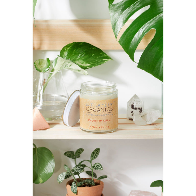 Butter Me Up Organics Organic Magnesium Lotion / Magnesium / Magnesium Cream / Magnesium Butter / Magnesium Body Butter / Magnesium Chloride / Magnesium Rub Balm Body