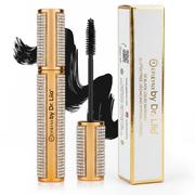 EpiLynx Mega Volume Vegan Mascara Black and Blue – Smudge-Proof with Handmade Diamond Case
