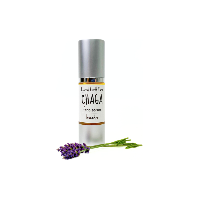 Rooted Earth Farm + Apothecary Chaga Face Serum Skin + Face Serums
