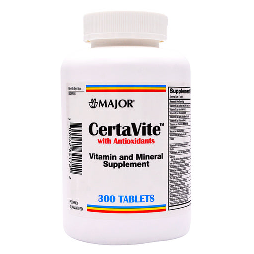 Major MAJOR Certa-Vite Multivitamins (300 Tablets) Vitamins & Supplements
