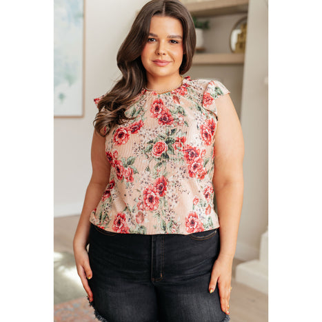 Making Me Blush Floral Top