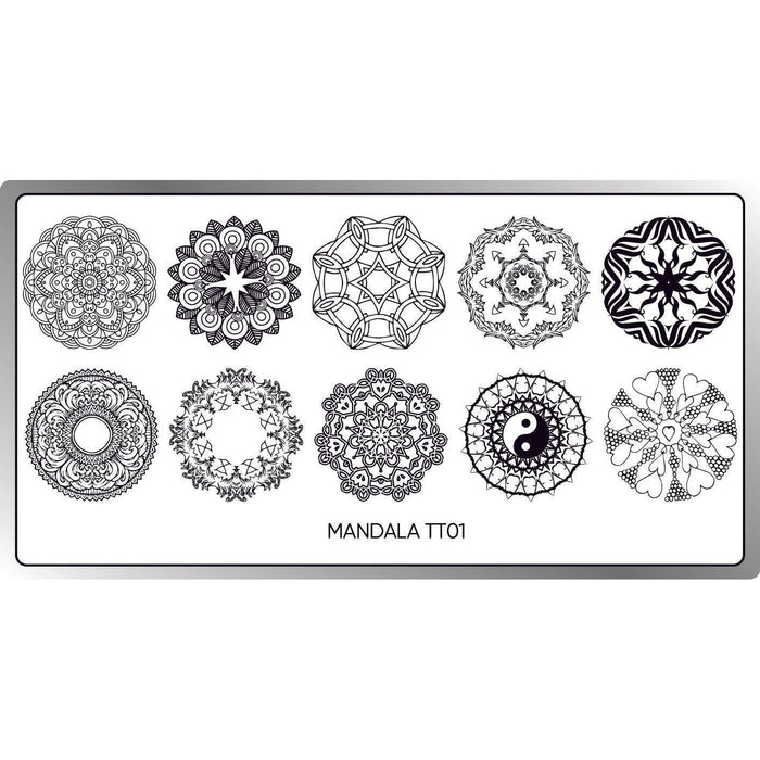 Twinkled T - Mandala 01 Stamping Plate