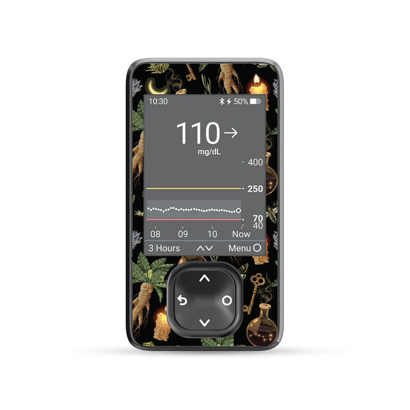 Peelz Mandrakes DEXCOM G7 and Stelo and G6 Touchscreen Receiver Sticker Peelz/Stickers