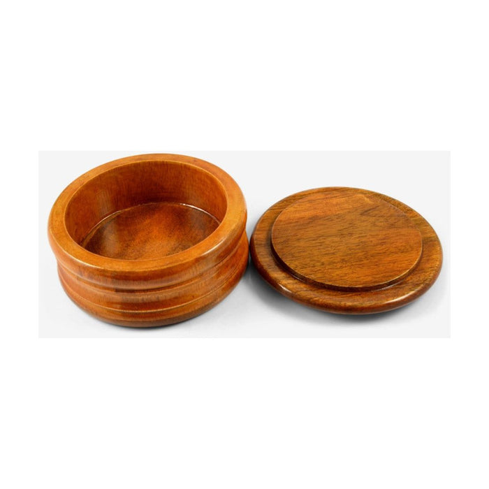 The Goodfellas' Smile Mango Wood Parker Shaving Bowl with Radica Shaving Cream