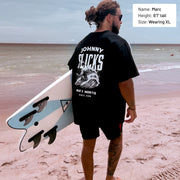 Johnny Slicks Mar Y Mortis Oversized Tee Shirt