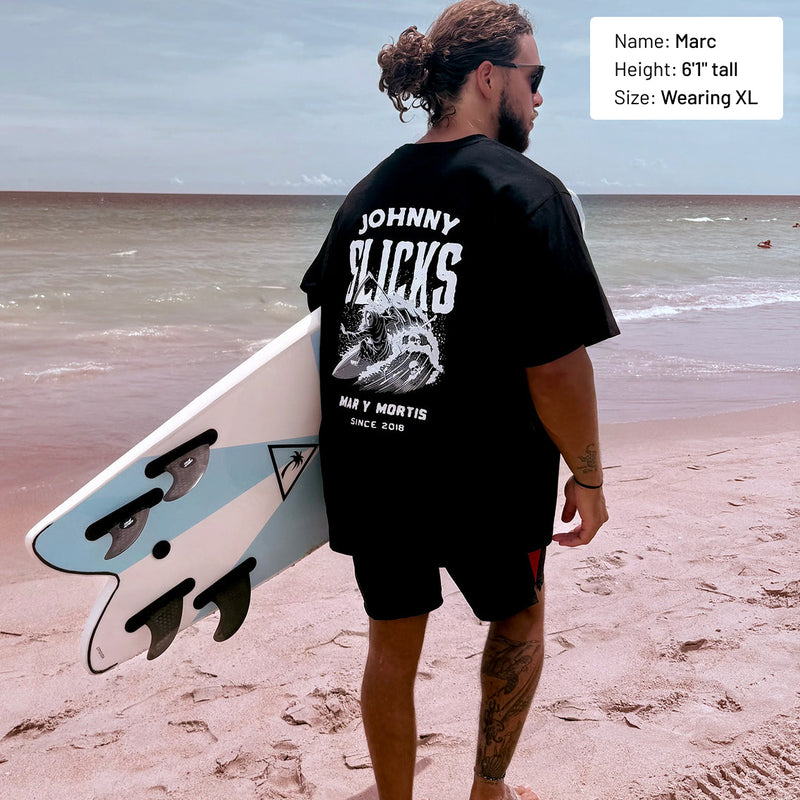 Johnny Slicks Mar Y Mortis Oversized Tee Shirt