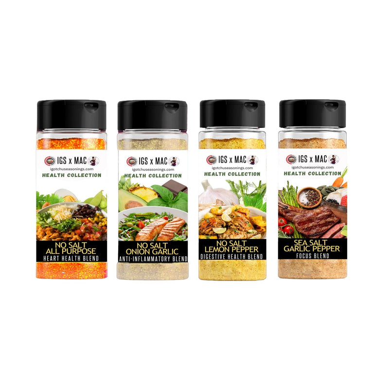 Igotchu Seasonings The 8 oz Health Collection Collab Bundle
