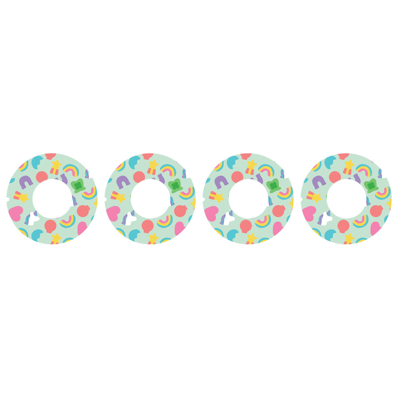 Peelz Marshmallow Charms Patch  Tape Designed for the FreeStyle Libre 2 Patch Medical Tape