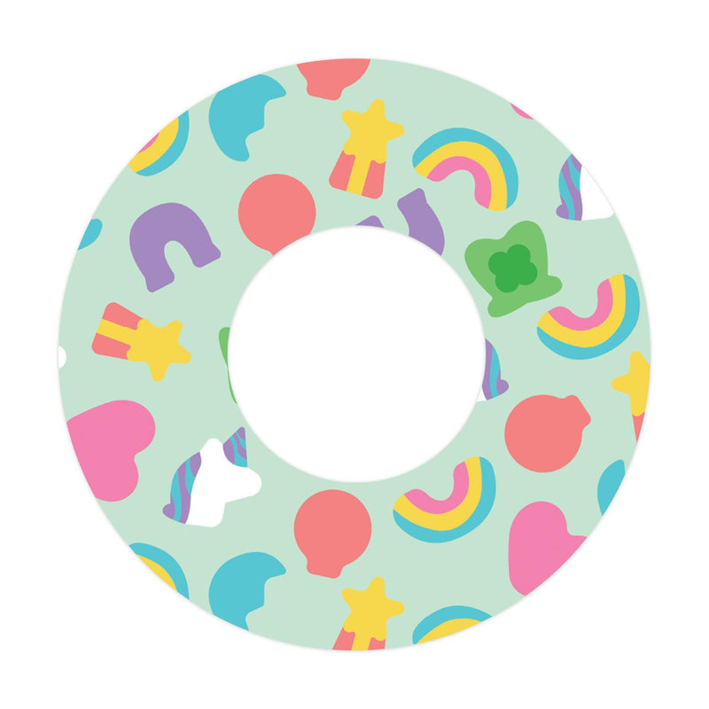Peelz Marshmallow Charms Patch  Tape Designed for the FreeStyle Libre 2 Patch Medical Tape