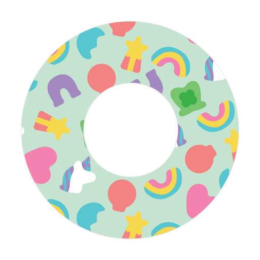 Peelz Marshmallow Charms Patch  Tape Designed for the FreeStyle Libre 2 Patch Medical Tape