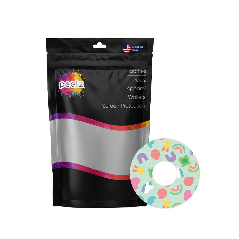 Peelz Marshmallow Charms Patch Tape Designed for the FreeStyle Libre 3 Plus & Lingo Patch Medical Tape