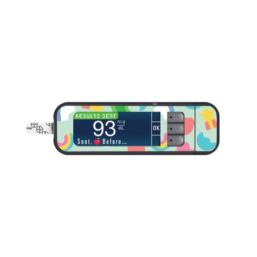 Peelz Marshmallow Charms for Bayer Contour Next Glucometer Peelz/Stickers
