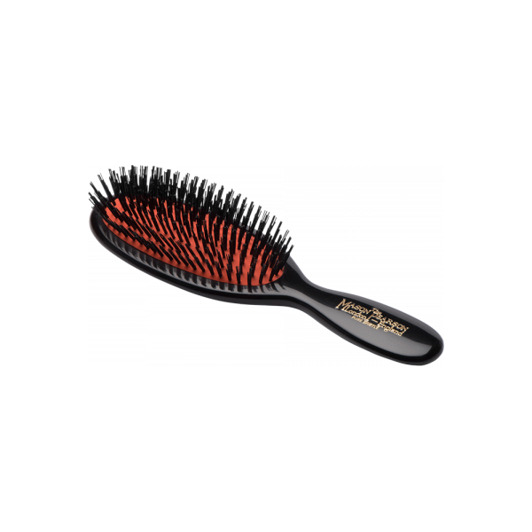 ヘアブラシ・コーム MASON PEARSON POCKET BRISTLE DARK RUBY Mason Pearson Handy Travel Bristle & Nylon Hair Brush, Dark