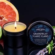 Chagrin Valley Soap & Salve Body & Massage Candle: Grapefruit Ylang Ylang Massage Candle