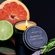 Chagrin Valley Soap & Salve Body & Massage Candle: Grapefruit Ylang Ylang Massage Candle