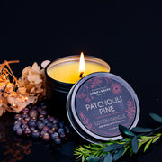 Chagrin Valley Soap & Salve Body & Massage Candle: Patchouli Pine Massage Candle