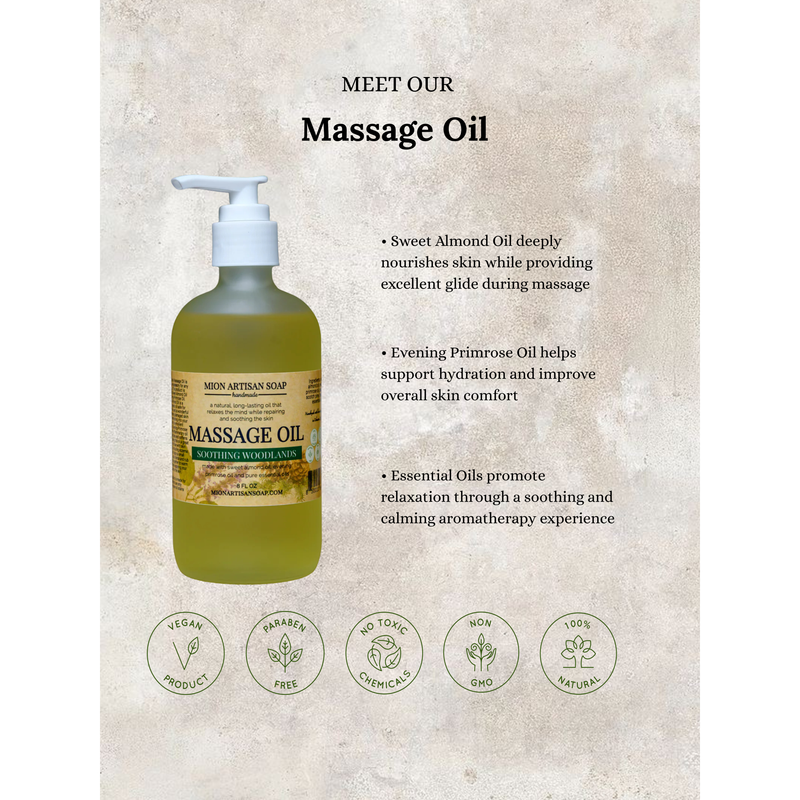 MION Artisan Soap Co. Massage Oils | 4 Scents