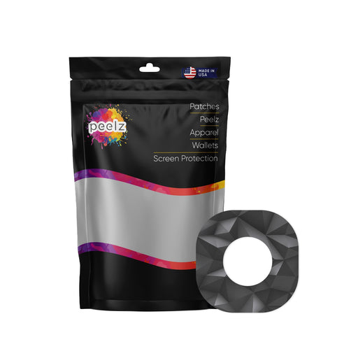 Peelz Matte Geometric Dexcom G7 and Stelo Patch Tape - Pump Peelz Patch Medical Tape