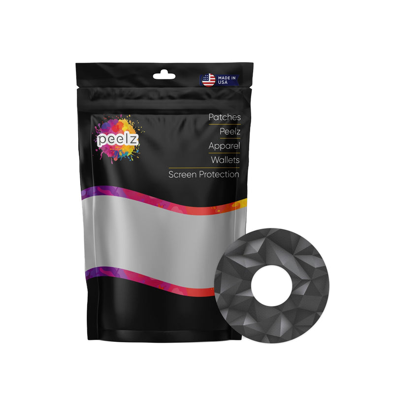 Peelz Matte Geometric Patch Tape Designed for the FreeStyle Libre 3 Plus & Lingo Patch Medical Tape