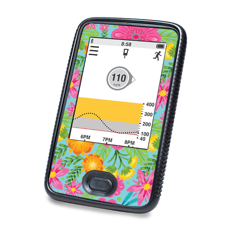 Peelz May Flowers Designed for DEXCOM G6 Touchscreen Receiver Peelz/Stickers