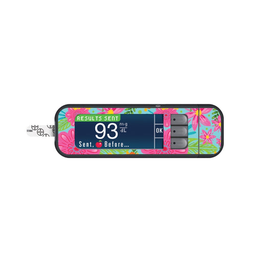 Peelz May Flowers Sticker for Bayer Contour Next Glucometer Peelz/Stickers