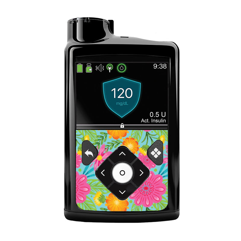Peelz May Flowers Sticker for Medtronic MiniMed 770G & 780G Peelz/Stickers