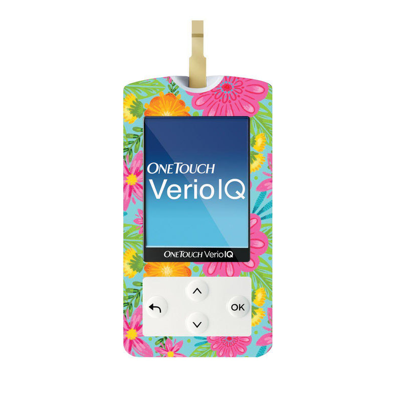Peelz May Flowers for OneTouch Verio IQ Glucometer Peelz/Stickers