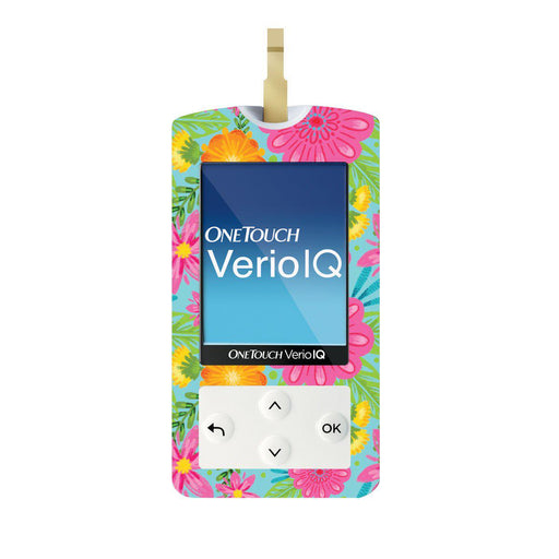 Peelz May Flowers for OneTouch Verio IQ Glucometer Peelz/Stickers