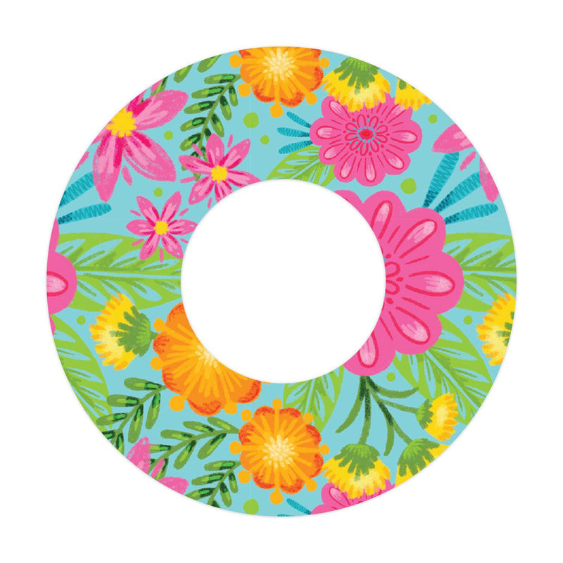 Peelz May Flowers for Patch  Freestyle Libre and Universal Infusion Set Tape Patch Medical Tape