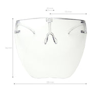 zeroUV Ombre Protective Face Shield Full Cover Visor Glasses/Sunglasses (Anti-Fog) D188 Sunglasses