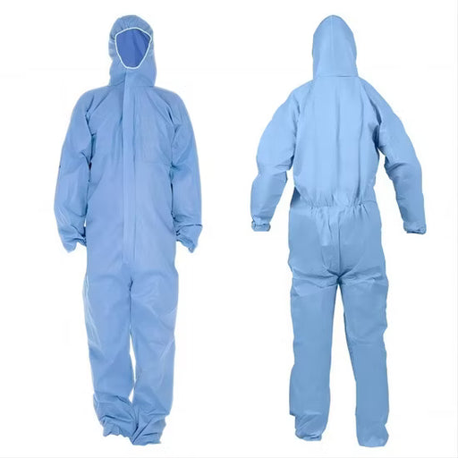Carter Hlth Disposables SMS Disposable Coveralls with Hood and Booties, Zipper Front, 3XL (Case of 40) Hazardous Material Suits White Smoke