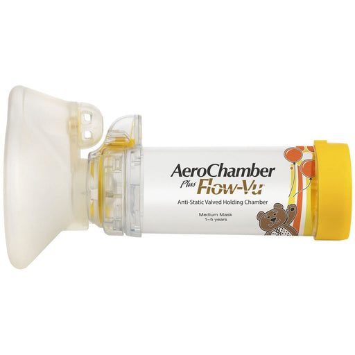 AeroChamber AeroChamber Plus Flow-Vu Chamber with Medium Mask Respiratory Care