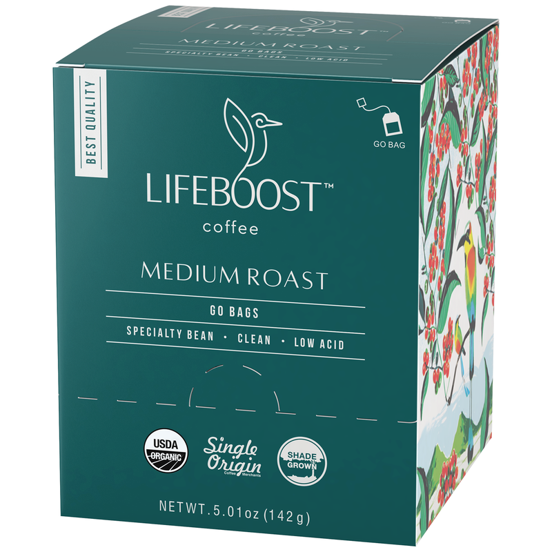 Lifeboost Coffee Grata Medium Roast Medium Roast