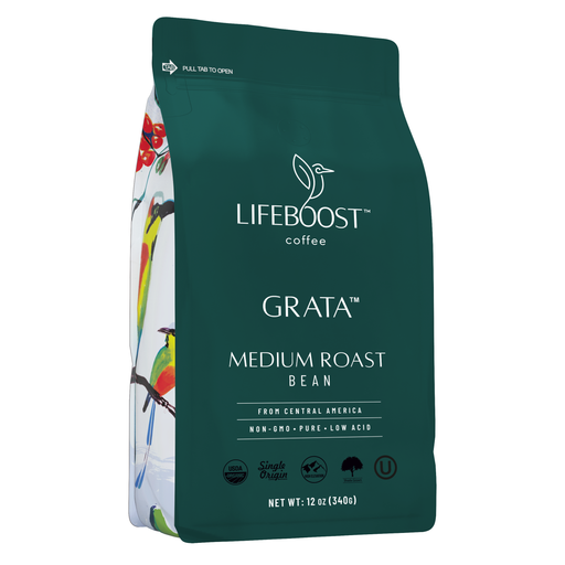 Lifeboost Coffee Grata Medium Roast Medium Roast