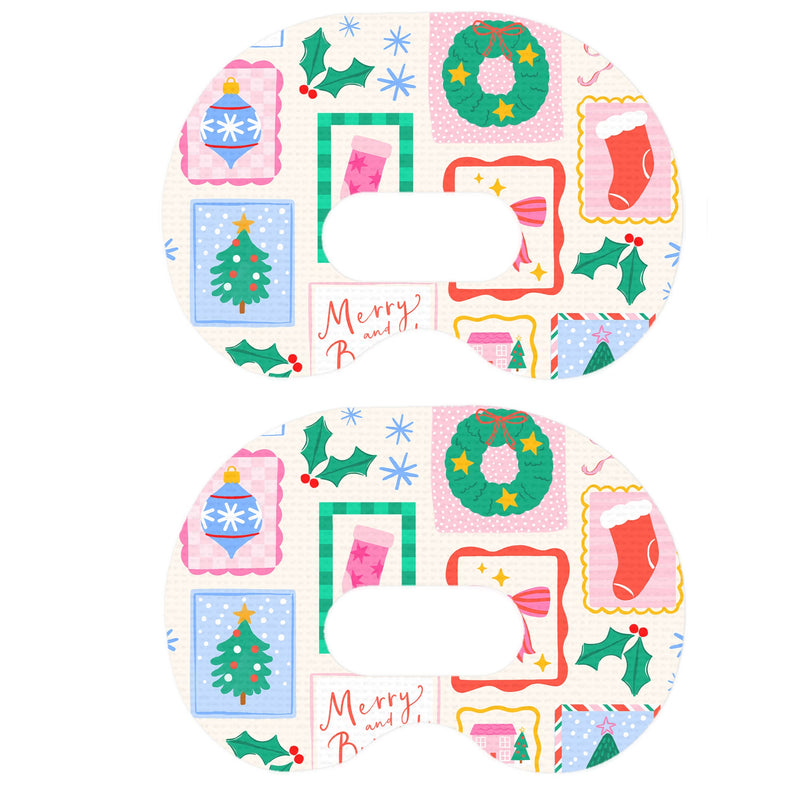 Peelz Holiday Greetings Medtronic Guardian Connect Patch Tape - Pump Peelz Patch Medical Tape