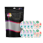 Peelz Holiday Greetings Medtronic Guardian Connect Patch Tape - Pump Peelz Patch Medical Tape