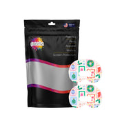 Peelz Holiday Greetings Medtronic Guardian Connect Patch Tape - Pump Peelz Patch Medical Tape